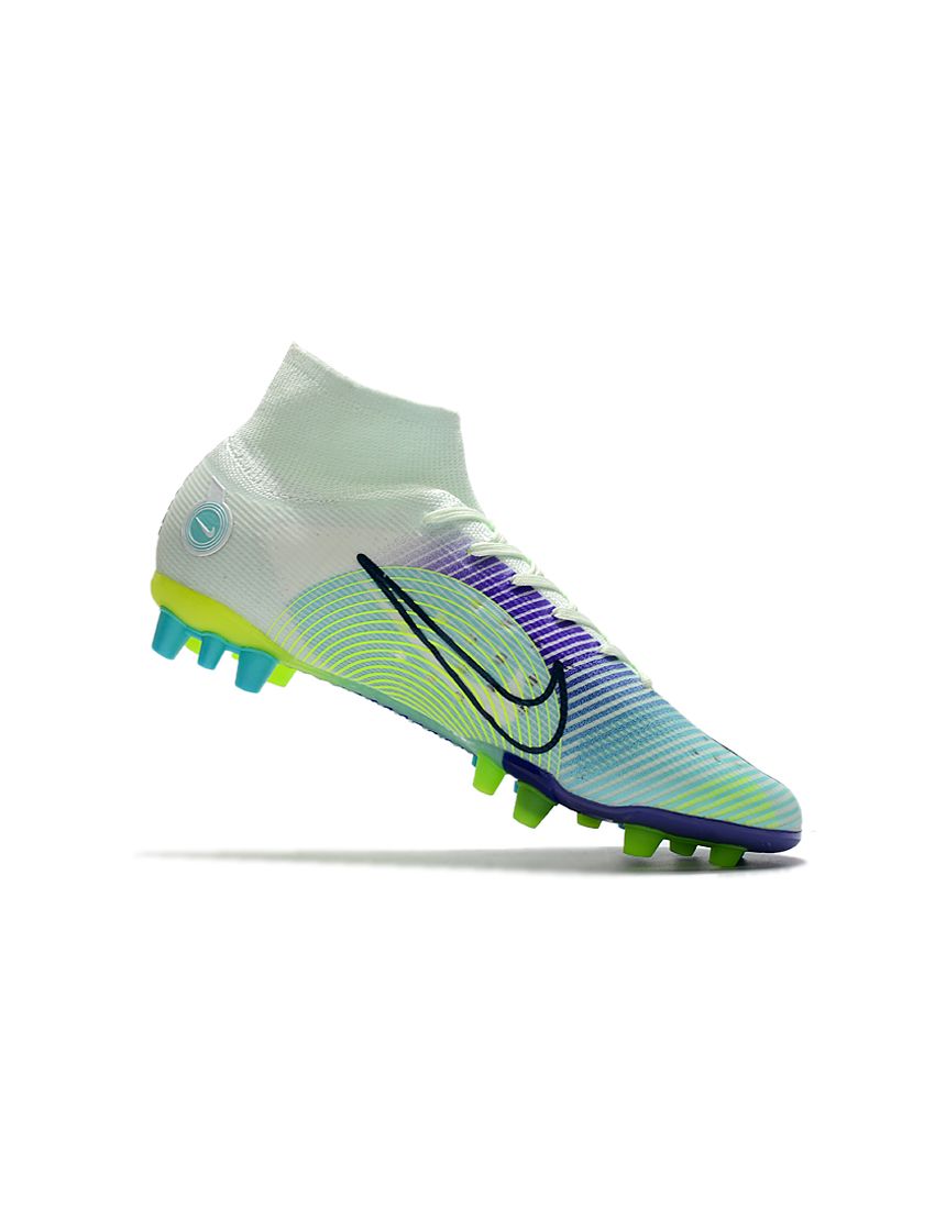 Nike Mercurial Vapor 14 Elite TF - Barely Green Volt Electro Purple Soccer  Cleats