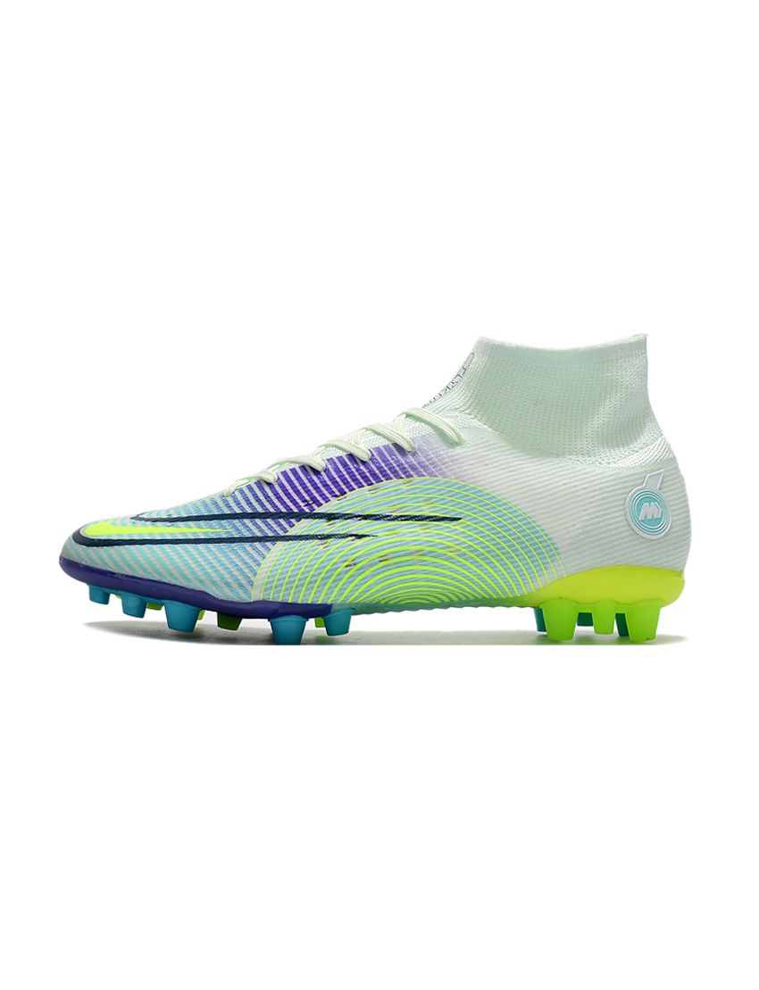 Nike Superfly 8 Elite MDS FG Cleats-Green/Volt/Purple