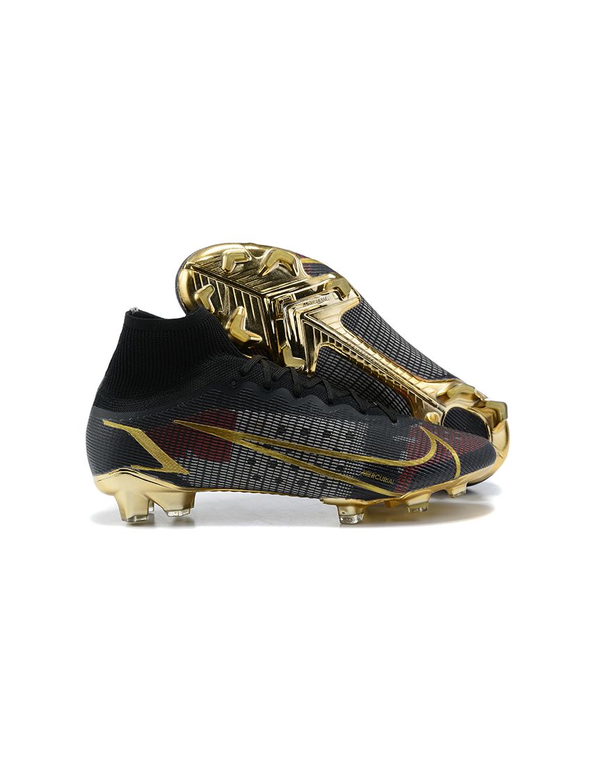 Nike Mercurial Superfly 8 Elite FG (Black/Gold)