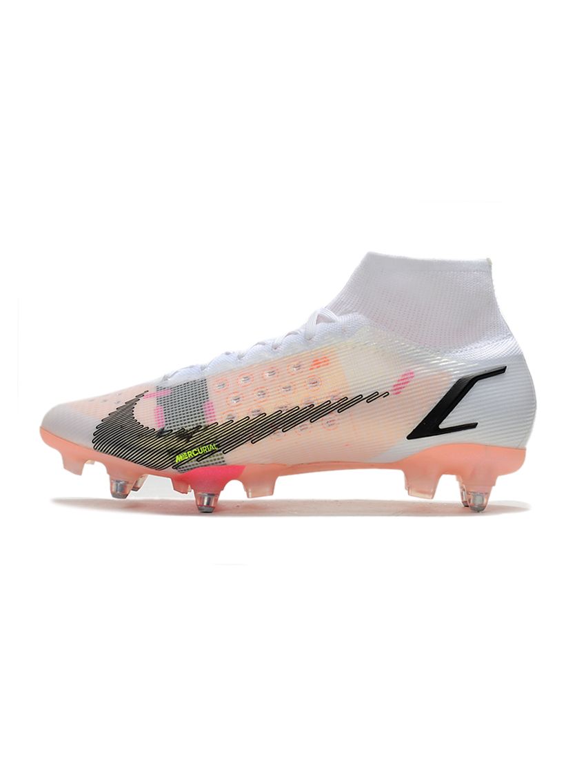 Nike Mercurial Superfly 8 Elite FG Volt Black Bright Crimson for Women