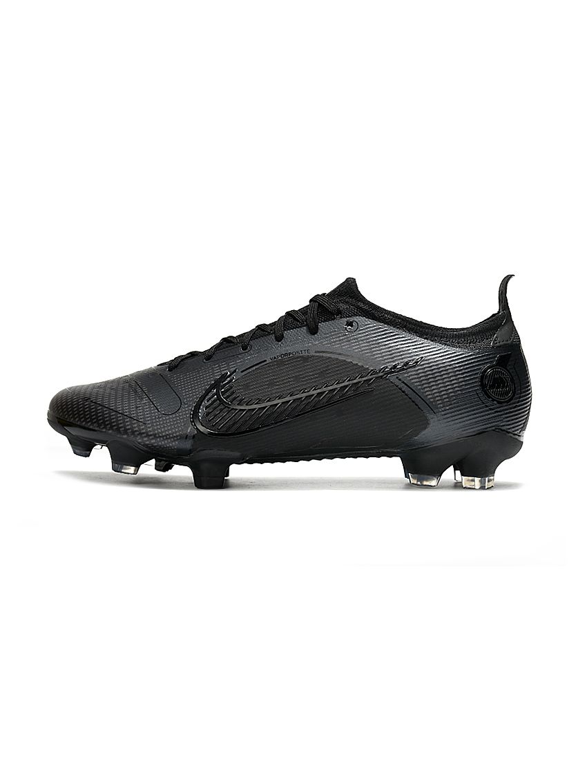 Nike Mercurial Vapor 12 Elite FG Cleats [Black] (7)