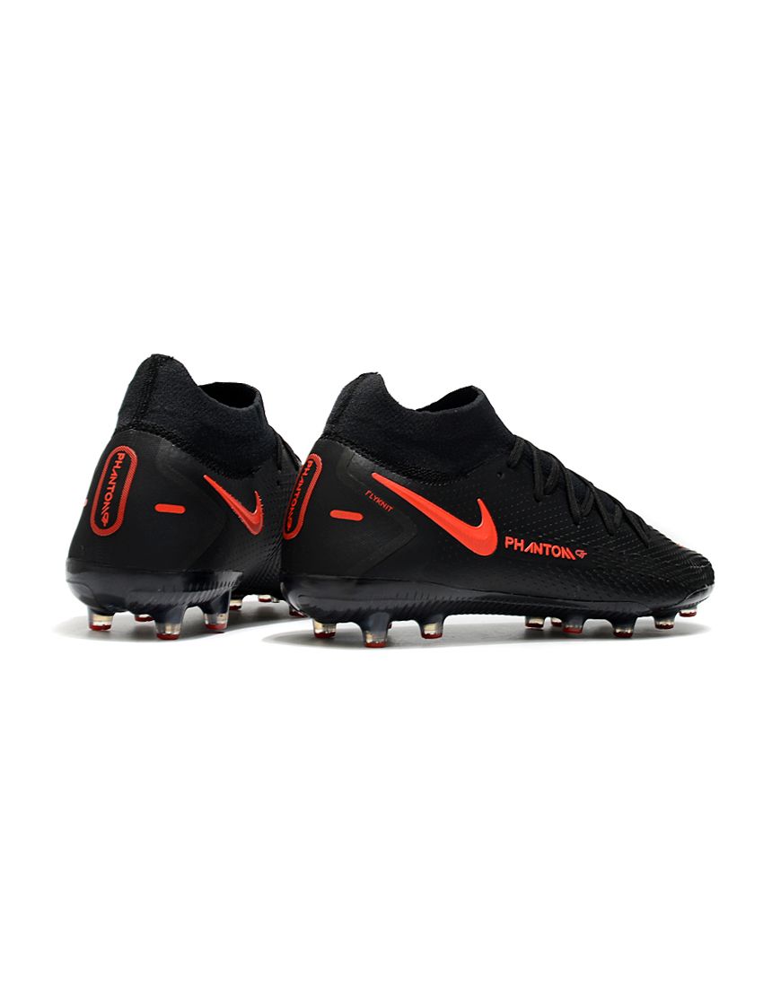 Nike Phantom GT Elite DF AG Soccer Cleats Black Chile Red Dark