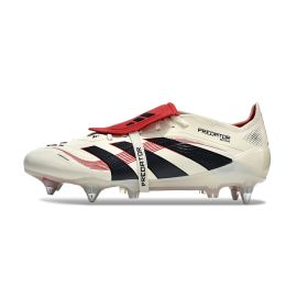 adidas Predator Elite Tongue SG - Off White/Core Black/Pure Ruby