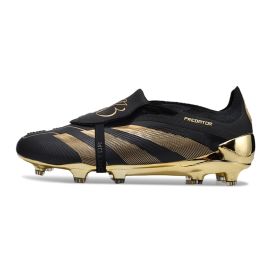 adidas Predator x Bellingham Elite Tongue FG - Core Black/Core Black/Gold Met