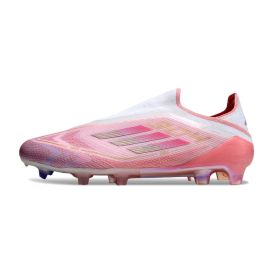 adidas F50 Elite Laceless FG Lamine Yamal 304 - Clear Pink/Purple Glow/Lite Pink