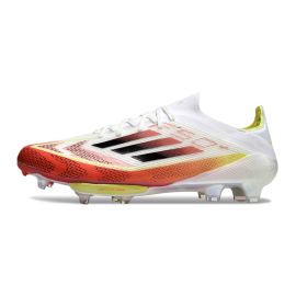 adidas F50+ Elite Laces FG White Black Solar Yellow Solar Red