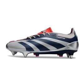 adidas Predator Elite SG Silver Tech Indigo Vivid Red