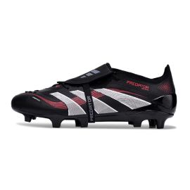 adidas Predator Elite Tongue FG 2025 Black White Vivid Red