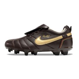 Nike Tiempo Ronaldinho R10 FG Black Gold