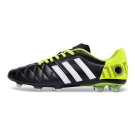 2024 Adidas Adipure 11Pro FG Black White Solar Slime