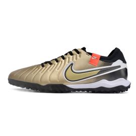 2024 Nike Tiempo Legend 10 Elite TF Metallic Gold Silver