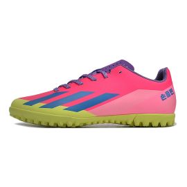 2024 Adidas X Crazyfast .4 TF Lucid Lemon Royal Blue Pink