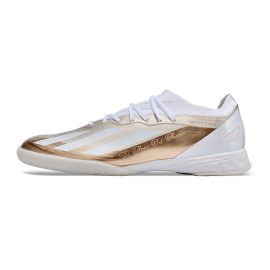 Adidas X Crazyfast.3 IN Metallic Gold White