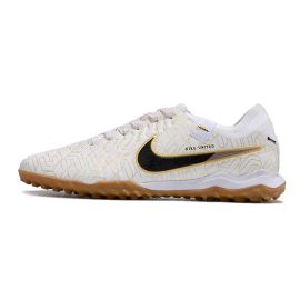 Nike Tiempo Legend X Academy TF 2024 White Metallic Gold Black