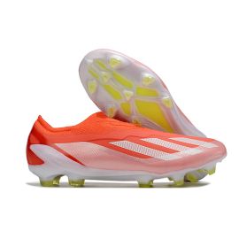 Adidas X Crazyfast Elite Laceless FG 2024 Solar Red Footwear White Solar Yellow