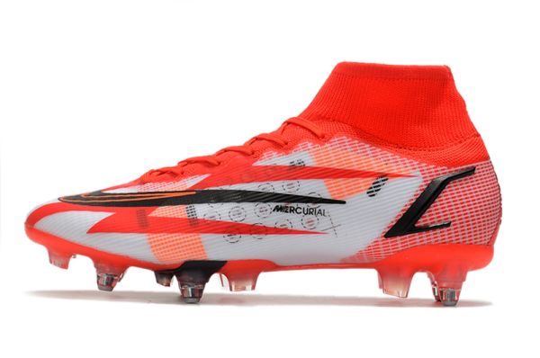 2021 Nike Mercurial Superfly 8 Elite CR7 SG PRO Chile Red Black Ghost Total Crimson