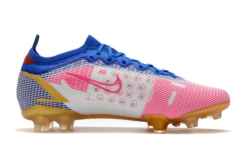 nike mercurial blue pink yellow