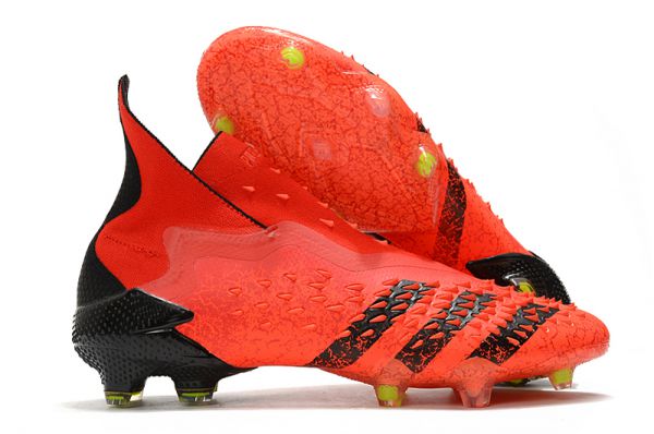 nike soccer cleats red and black