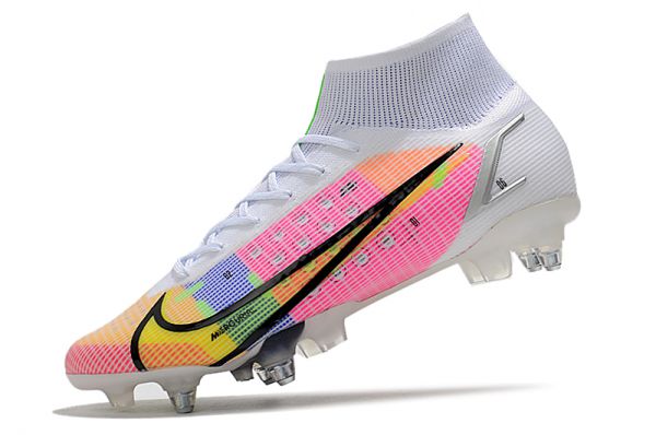 Buy New 2022 Nike Mercurial Superfly Dragonfly 8 Elite SG-PRO Soccer Cleats White Metallic 