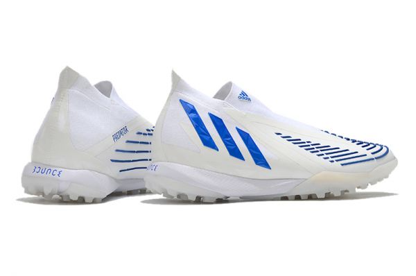 Adidas Predator Edge.1 TF Soccer Cleats White Hi-Res Blue