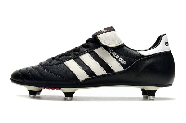 adidas World Cup SG Soccer Cleats Black White