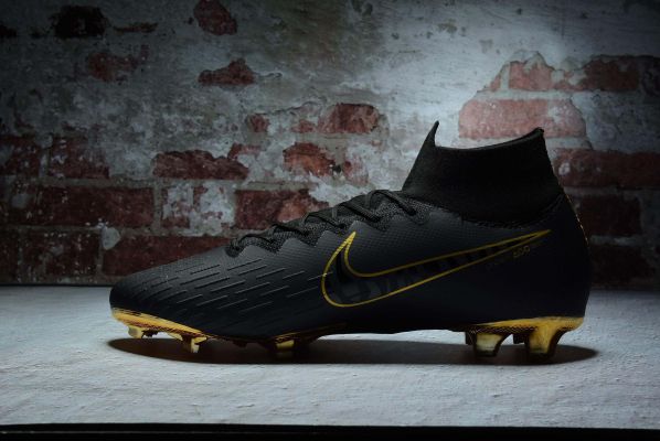 nike mercurial gold and black