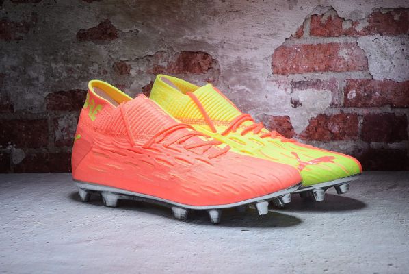 New Puma Future 5 1 Netfit Fg Ag Energy Peach Fizzy Yellow